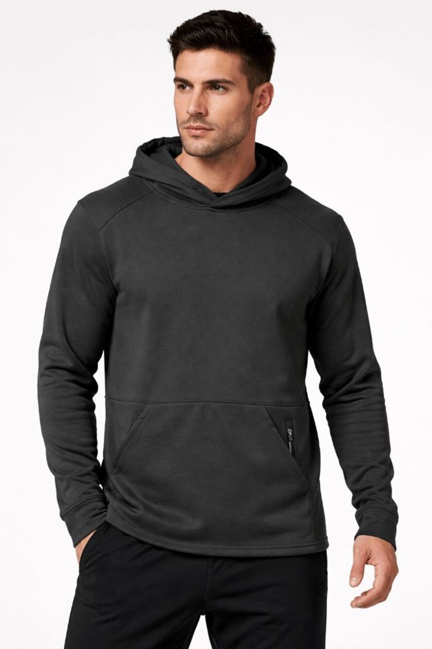 DSG Dick's Men's Sports Fleece Hoodie Sweatshirt Pure Black Size Small M